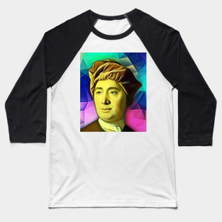 David Hume Colourful Portrait | David Hume Artwork 14 Baseball T-Shirt